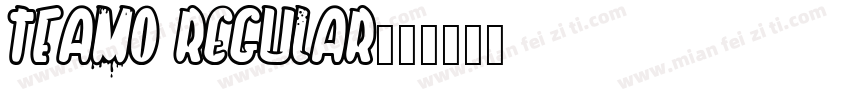 TEAmo Regular字体转换